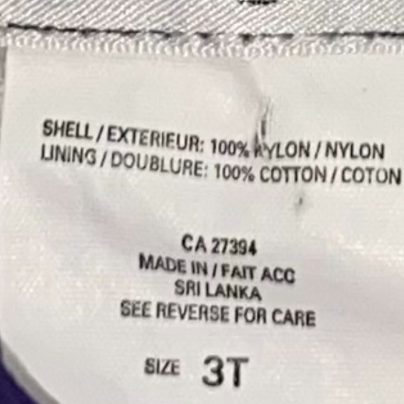 90s Kids multi coloured jacket Fleece Lined Windbreaker Jacket unisex b3 - Picture 9 of 9